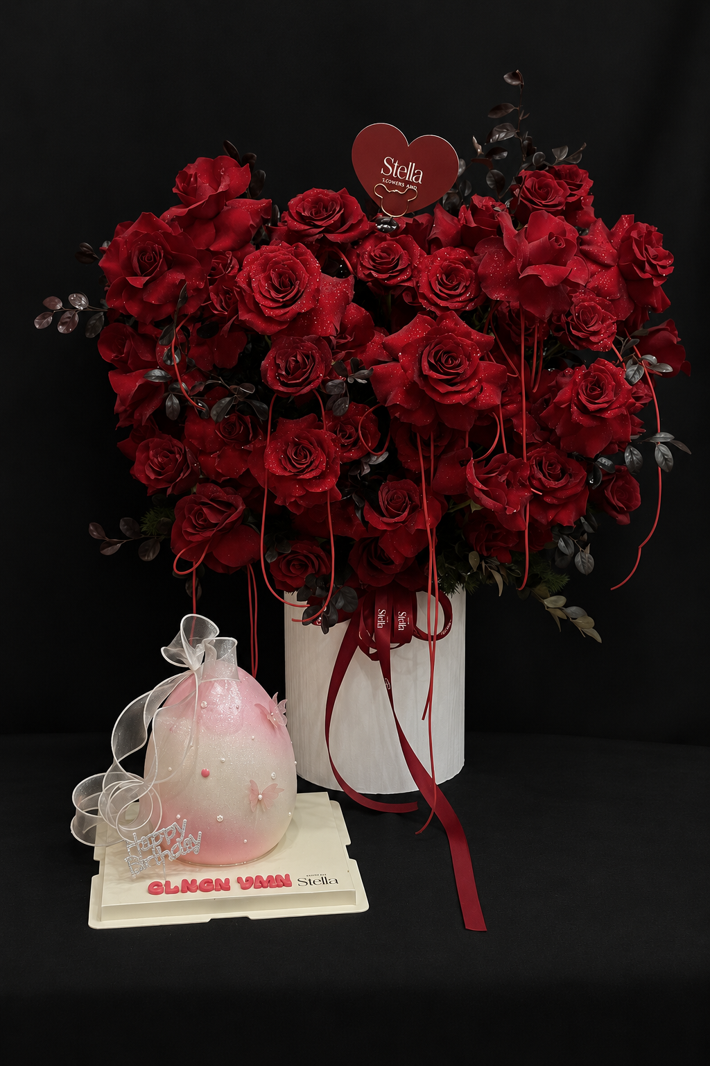 Hộp Hoa Hồng Đỏ Ecuador