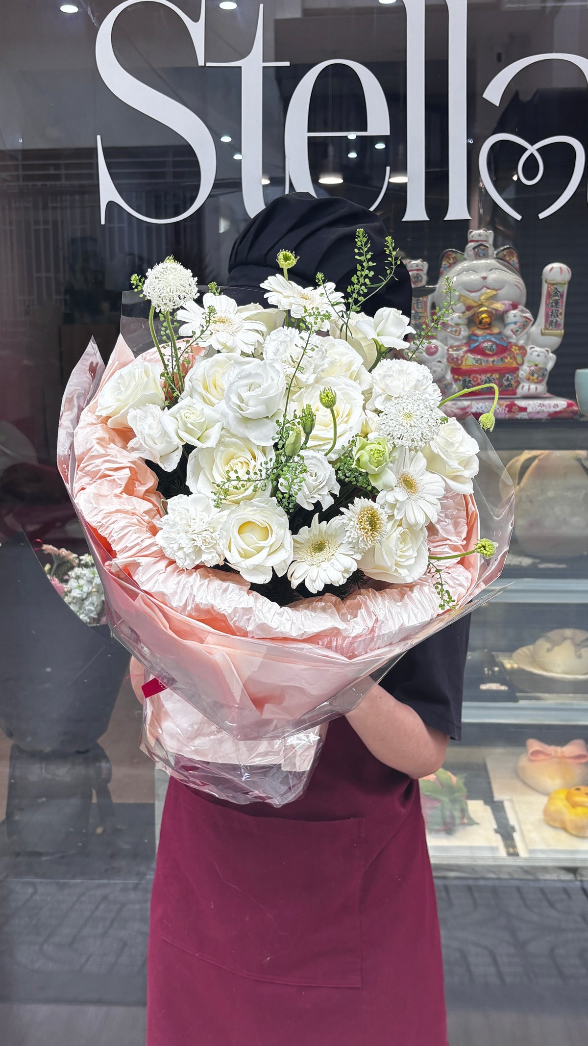 Bó Hồng Mix đồng tiền
