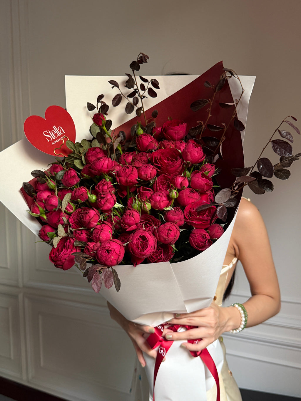 Bó Hồng Chùm Red Lace