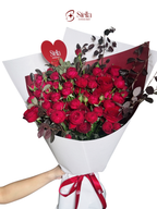 Bó Hồng Chùm Red Lace